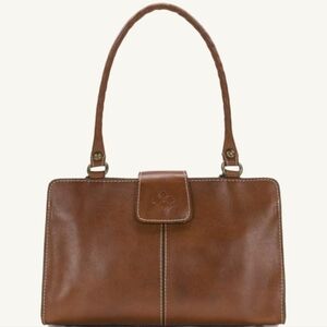 Patricia Nash Rienzo Leather Bag Satchel Tote